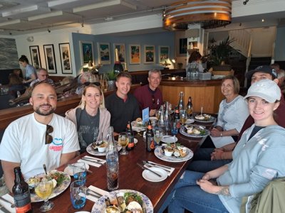Bonner Travel group sampling food