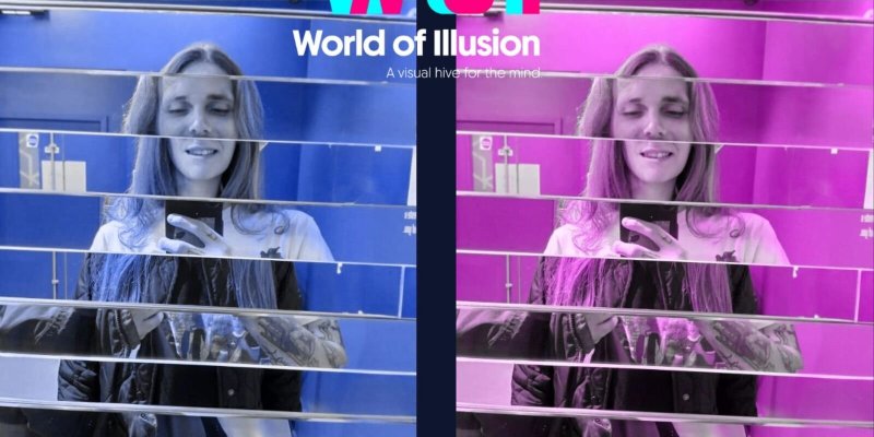 World of Illusion two pictures beside each other